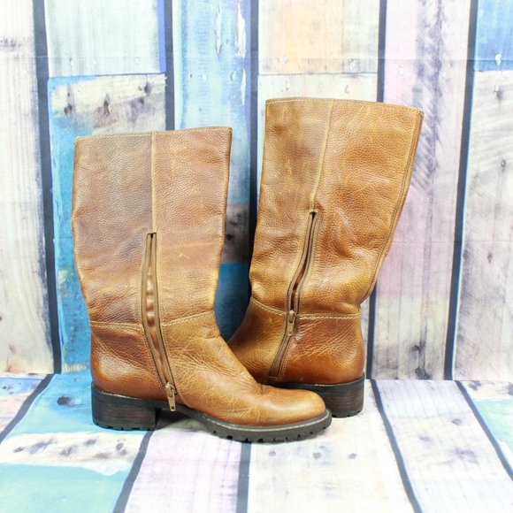 Naturalizer  Boots Brown Leather Size 7M - Picture 6 of 11